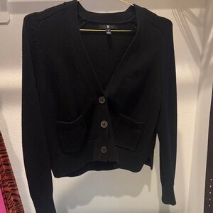 Banana Republic Black Cardigan Sweater
